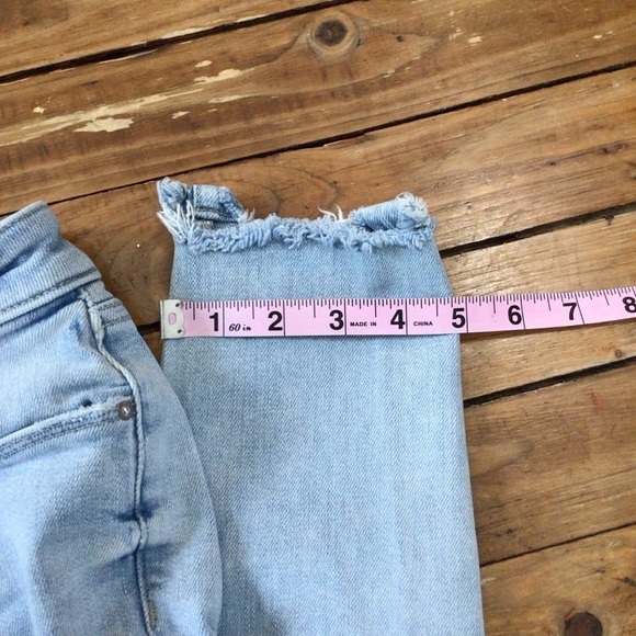 JOES jeans denim The mid rise skinny ankle ripped distressed size 25 faded blue - Picture 12 of 14